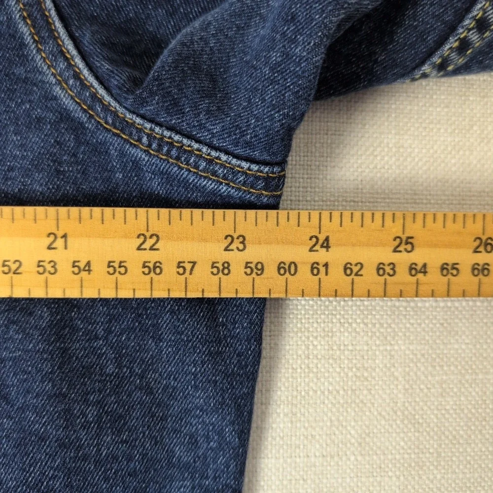 Levi's Trucker Denim Jacket Mens XL Dark Wash Faded Indigo Blue Jean 72334